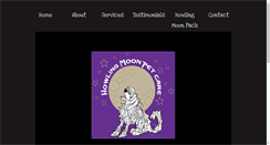 Desktop Screenshot of howlingmoonpetcare.com